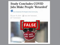 Pre-print study cited to falsely link COVID vaccines to Parkinson's and Alzheimer's diseases