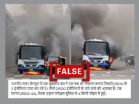 बेंगलुरु में बस में आग लगने का वीडियो 'मैग्नेटिक बम' विस्फोट बताकर शेयर किया गया