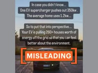 No, electric vehicles aren’t more power-demanding than a household