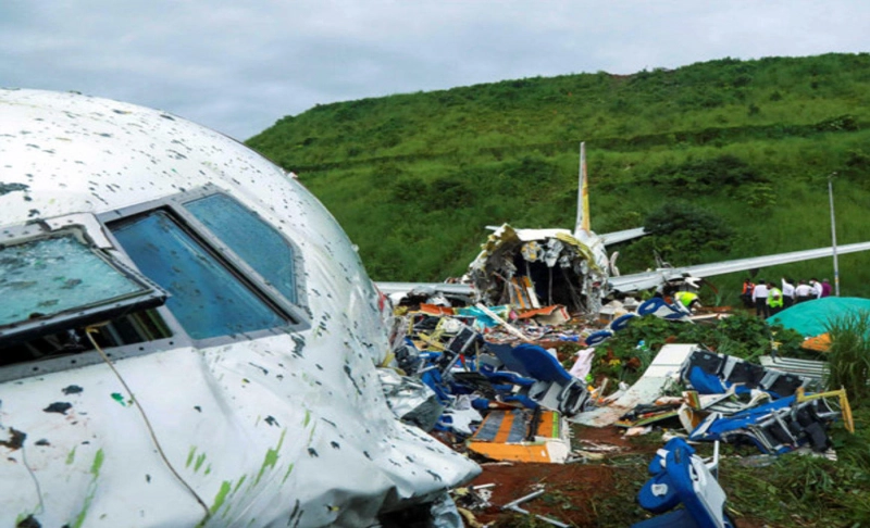 False: This image shows debris from Nepal's Tara Air crash of May 30, 2022.