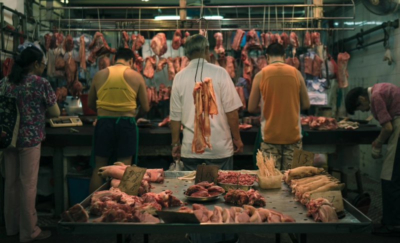True: India has the world’s second-lowest rates of meat consumption per person.