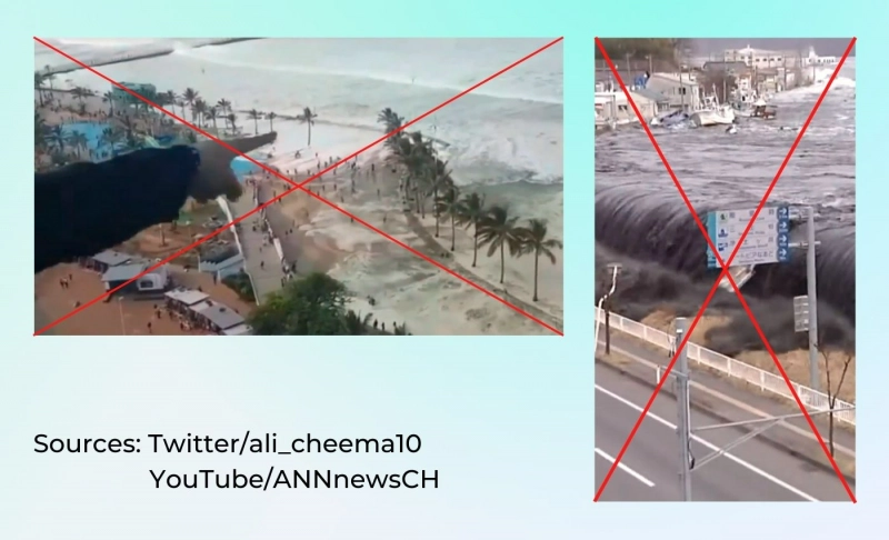 False: These videos show the tsunami caused by the earthquake that hit Turkey and Syria on February 6.