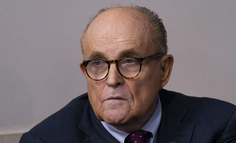 True: Rudy Giuliani has been admitted to hospital with COVID-19.