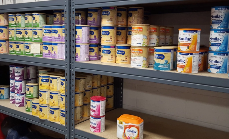 Misleading: The Biden administration has shipped pallets of baby formula to migrant holding facilities despite a national shortage.