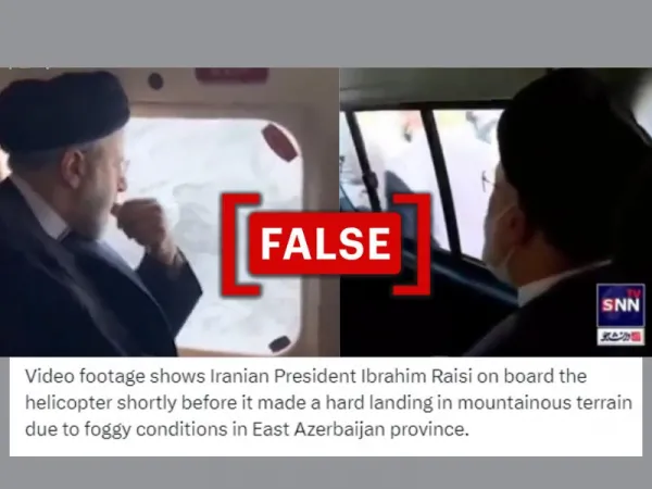 Old footage of Iranian President Raisi shared as ‘minutes' before his fatal helicopter crash