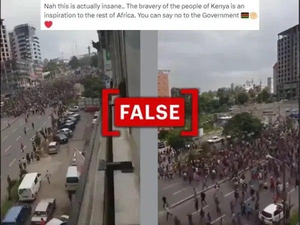 Old video from Ethiopia falsely linked to protests against 2024 Finance Bill in Kenya