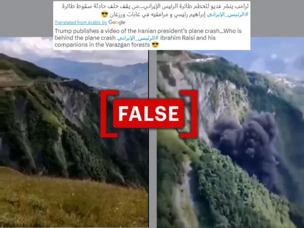 2022 video from Georgia falsely linked to Iranian President's fatal helicopter crash