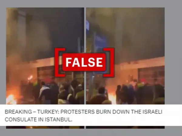 Did protestors in Istanbul ‘burn down’ the Israeli embassy recently? No, viral video is old!