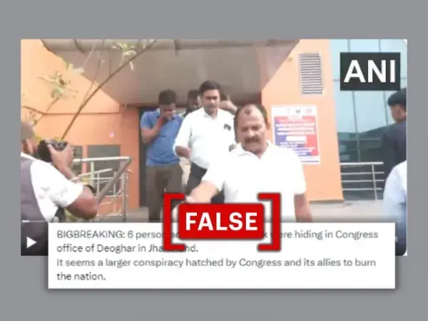 Video doesn't show police arresting NEET leak case suspects from 'Deogarh Congress office'