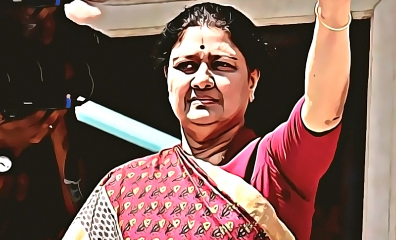 Misleading: Sasikala can become the chief minister of Tamil Nadu without contesting elections.