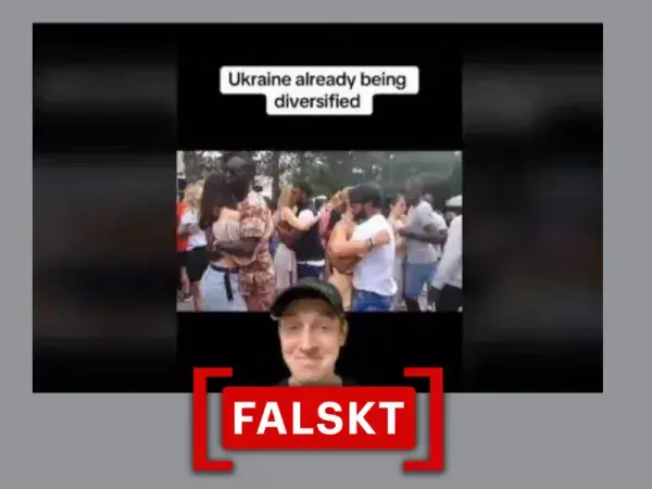 Video från dansfestival i Polen delas felaktigt som att Ukraina 