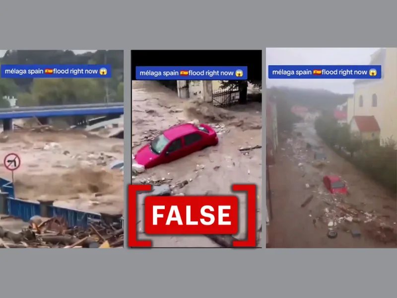 Videos from Poland falsely shared as footage of recent flooding in Spain