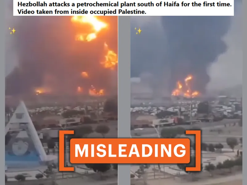 Video from Yemen shared as recent Hezbollah attack on Isarel