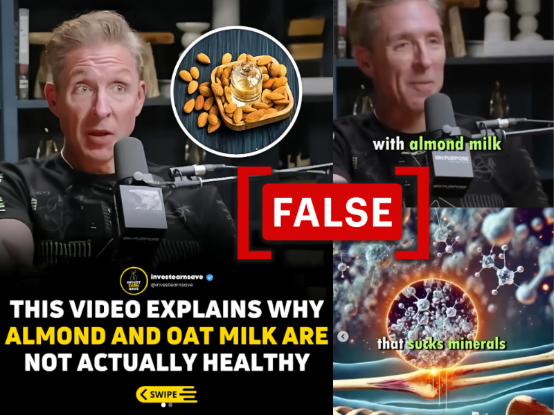 Screenshots from the video where Dave Asprey makes the claim that phytic acid "sucks minerals out of your bones."