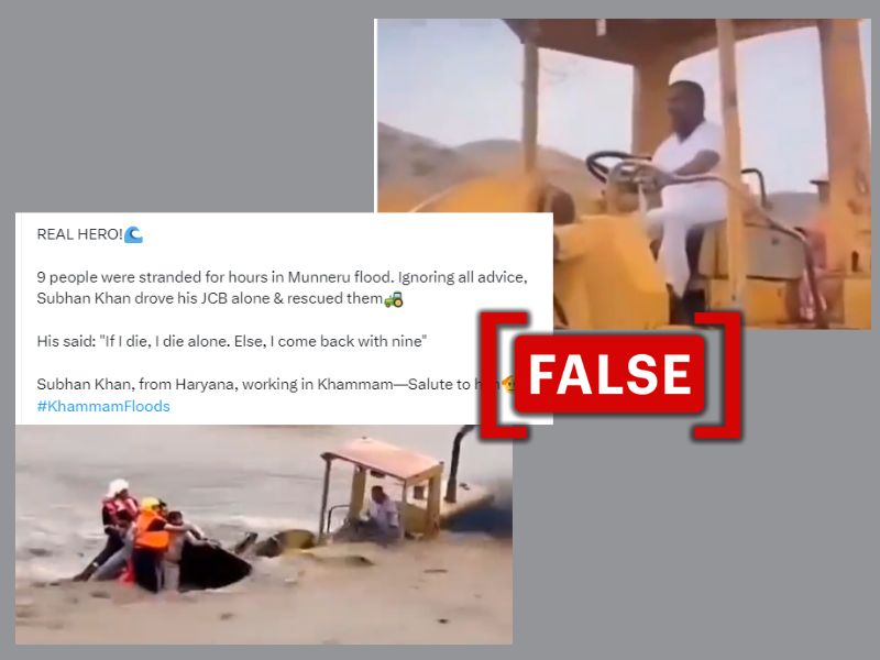 Saudi Arabia video falsely linked to rescue incident during Telangana floods