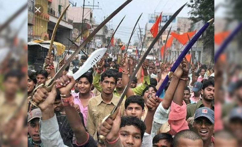 False: This image shows the accused arrested by Delhi Police in the Jahangirpuri violence.