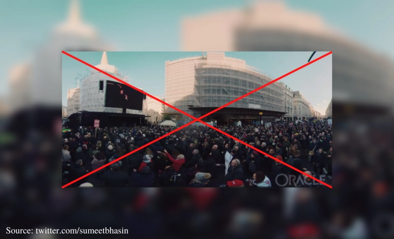 Misleading: A video shows British people shouting 'shame on you' outside the BBC offices in London for its documentary on Prime Minister Narendra Modi.