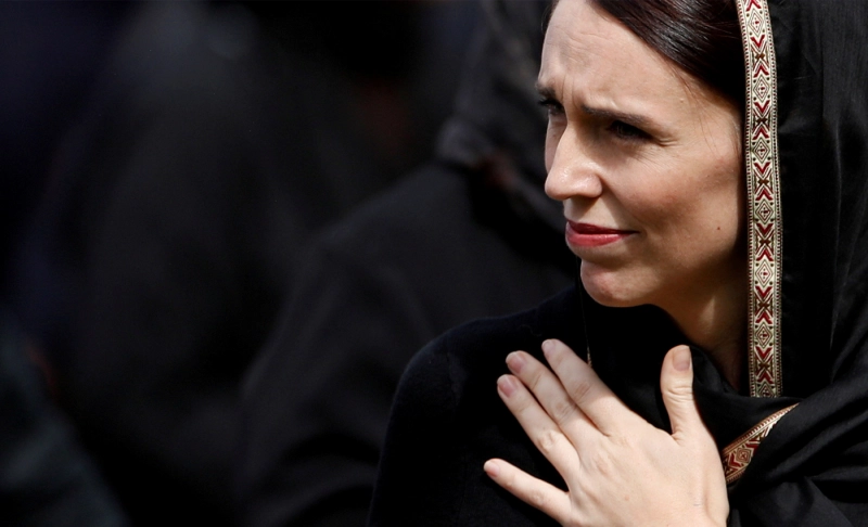 False: New Zealand prime minister Jacinda Ardern got her plane painted black in support of farmers' protests in India.