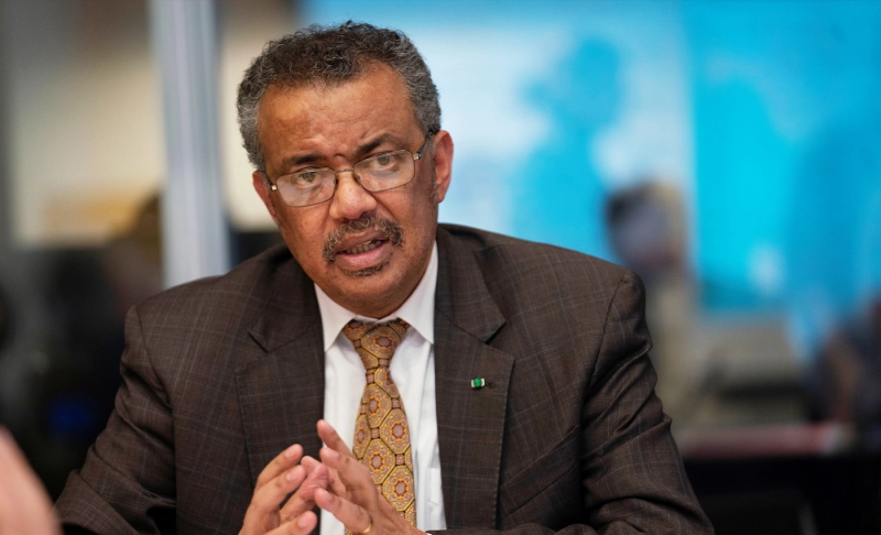 False: The head of the World Health Organization, Tedros Adhanom Ghebreyesus, isn't vaccinated against COVID-19.