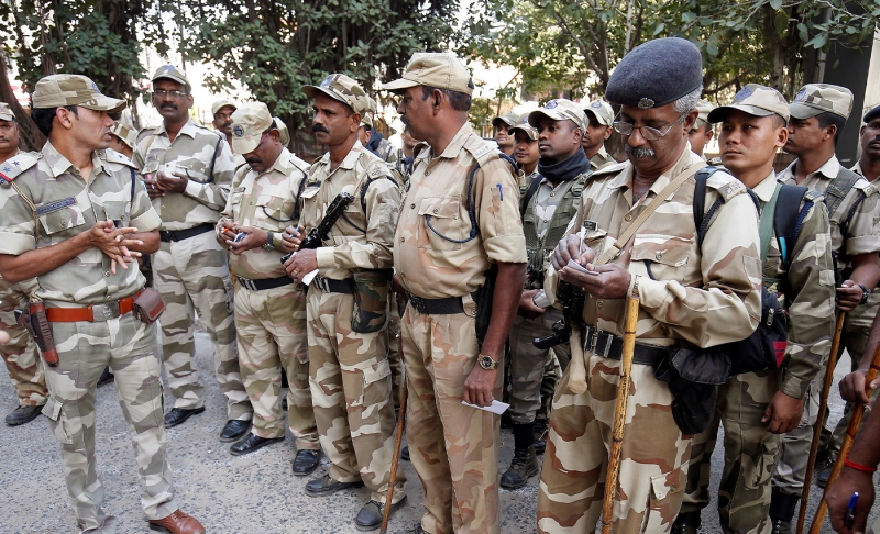 Partly_True: Police are paid for their mustaches in India.