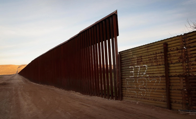 Misleading: We now have the strongest borders we've ever had, with over 400 miles of a brand new wall.