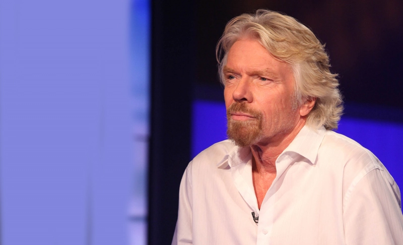 False: Richard Branson left the Earth's orbit on his space trip.