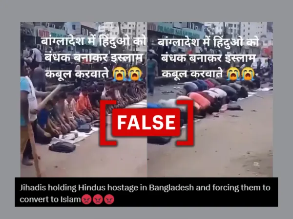 Video of students offering prayers in Bangladesh shared with false claim Hindus are being coerced into converting