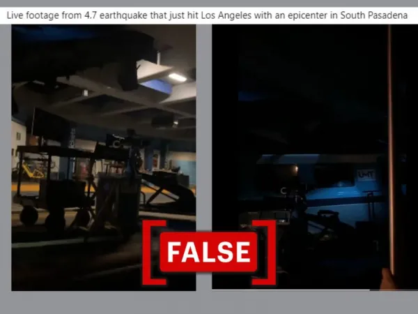 Video from theme park shared as visuals of earthquake in Los Angeles