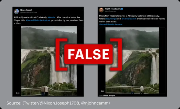 Video of Karnataka’s Jog Falls wrongly shared as visuals from Kerala