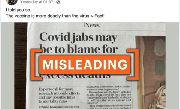 No, scientists have not concluded that COVID-19 vaccines may have contributed to persistent excess deaths