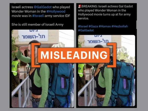 Old photograph of actor Gal Gadot joining IDF resurfaces amid Israel ...