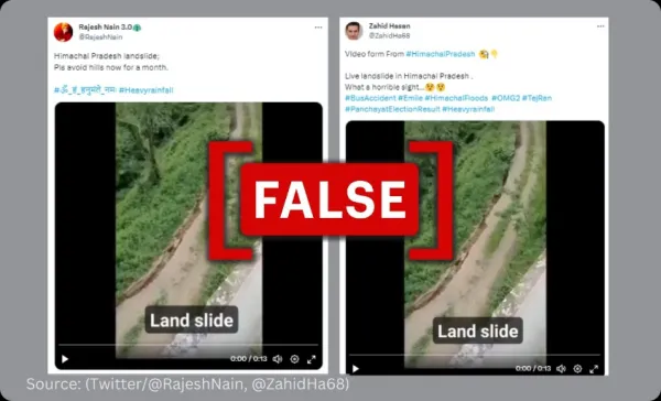 Viral video of landslide is from Italy, not Himachal Pradesh