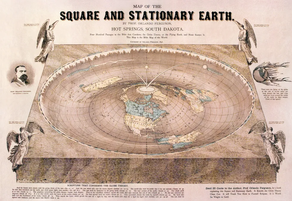 The danger of the flat earth theory