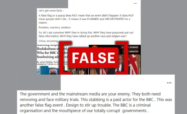 No, the attack in Southport, U.K., was not a false flag operation