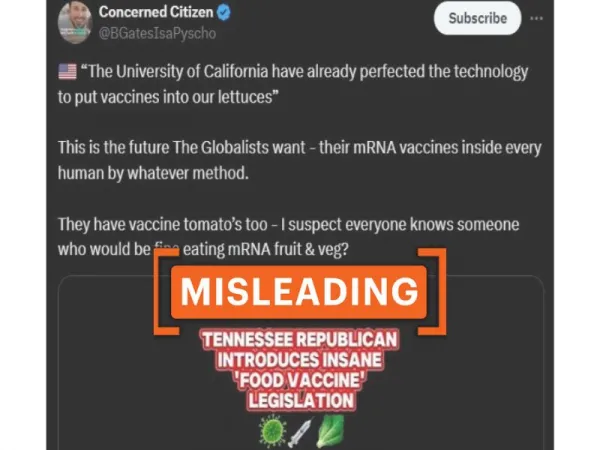 No, the technology to produce edible vaccines is not yet perfected