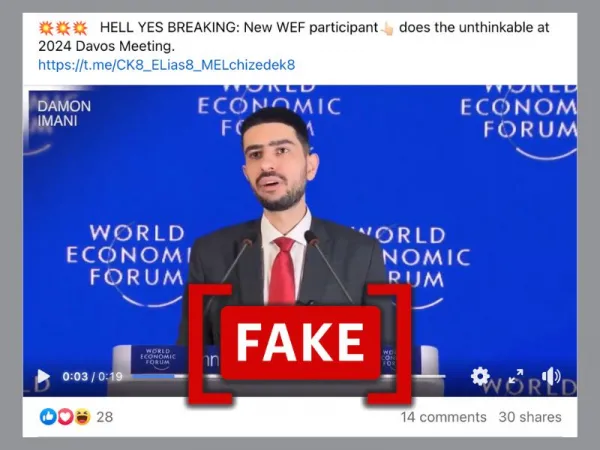 Video of Davos 2024 'speaker' insulting WEF founder Klaus Schwab is edited