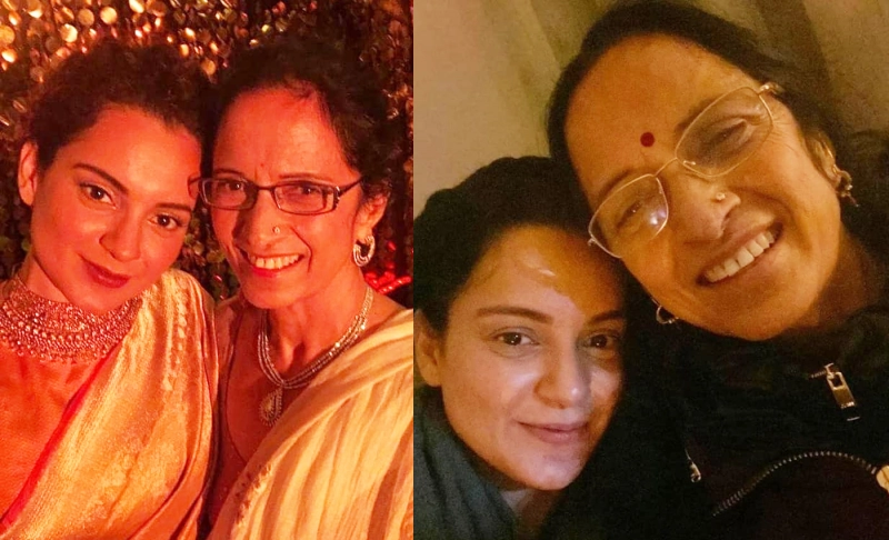 False: Kangana Ranaut’s mother, Asha Ranaut has joined the BJP party.