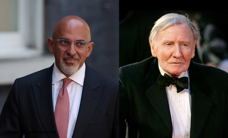 False: British leader Nadhim Zahawi misidentified late actor Leslie Phillips.