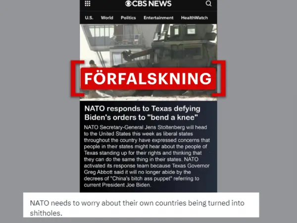 Nej, Nato har inte reagerat på dödläget vid Texas gräns