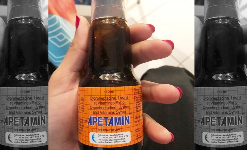 False: Apetamin is a safe drug for gaining weight.