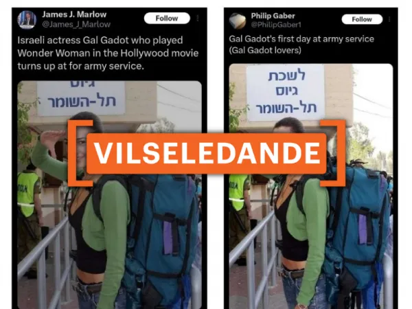 Gammalt fotografi av skådespelaren Gal Gadot som IDF-soldat dyker upp igen under Israel-Gaza-konflikten