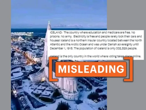 Viral posts make incorrect claims about electricity, prisons and healthcare in Iceland