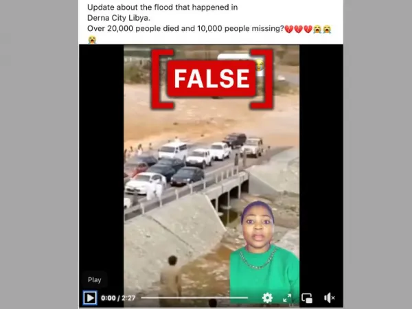 Old video of flooding in Oman passed off as recent footage from Libya